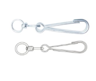 DIN4293 SIMPLEX SNAP, WITH SWIVEL,NICKEL PLATED DIN4293旋转弹簧钩带转环