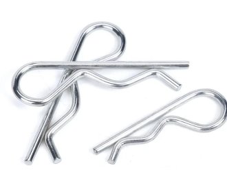 HITCH PIN CLIPS, SINGLE WINDED,ZINC PLATED 电镀锌单线R型开口销